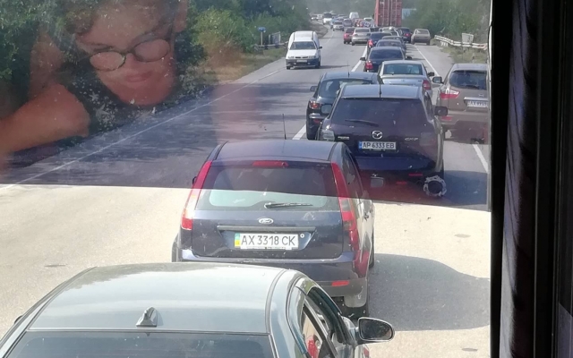 На запорожской трассе - огромная пробка из-за ДТП (ФОТО) Фото № 0 На запорожской трассе - огромная пробка из-за ДТП (ФОТО) Фото № 0