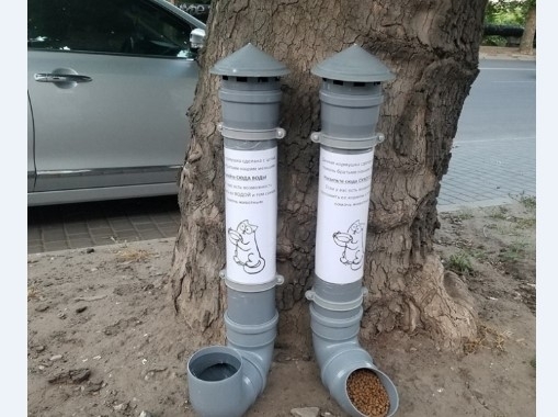 В Запорожской области начали устанавливать кормушки для бездомных животных (ФОТО) Фото № 1 В Запорожской области начали устанавливать кормушки для бездомных животных (ФОТО) Фото № 1