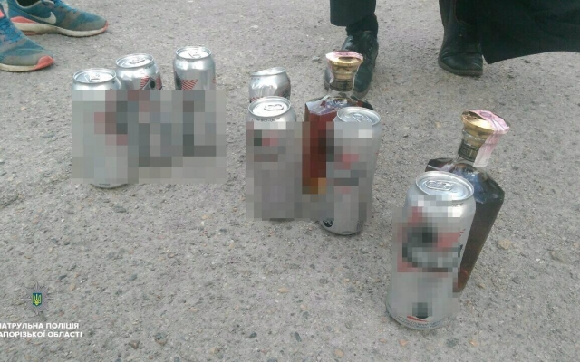 В Запорожье полиция задержала малолетних с 2 бутылками краденного коньяка и В Запорожье полиция задержала малолетних с 2 бутылками краденного коньяка и