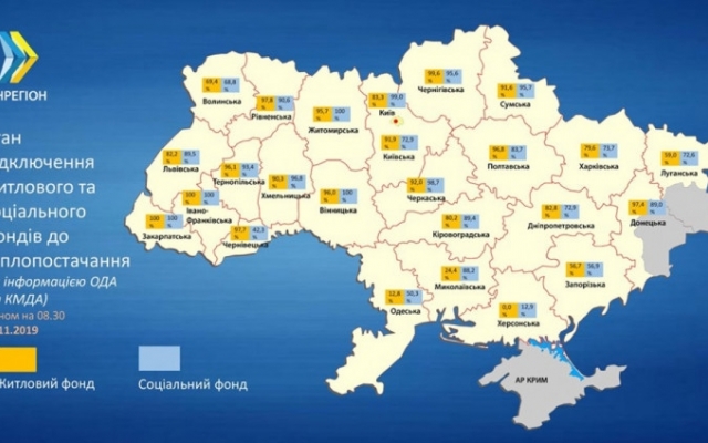 Половина Запорожской области остается без отопления Фото № 0 Половина Запорожской области остается без отопления Фото № 0