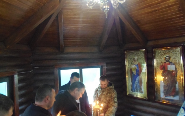 У бойцов появилась своя часовня (ФОТО) Фото № 1 У бойцов появилась своя часовня (ФОТО) Фото № 1
