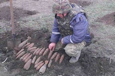 В Запорожской области найден колоссальный оружейный арсенал Фото № 0 В Запорожской области найден колоссальный оружейный арсенал Фото № 0