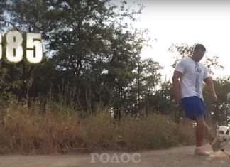 Запорожский спортсмен на фоне Днепрогэса набил мяч 1400 раз Фото № 0 Запорожский спортсмен на фоне Днепрогэса набил мяч 1400 раз Фото № 0