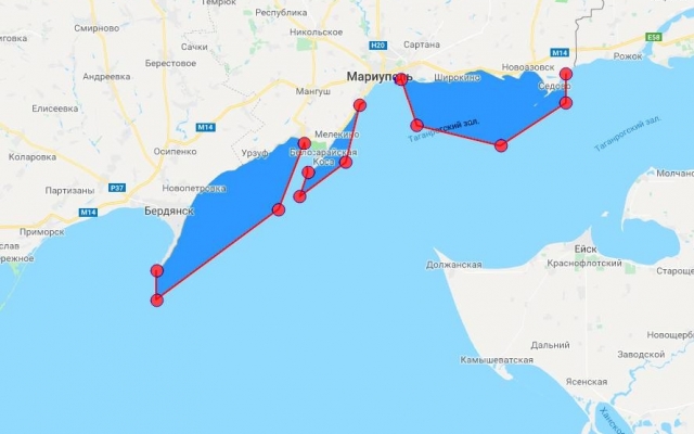 Часть моря возле Бердянска до осени закрыли военные (КАРТА) Фото № 1 Часть моря возле Бердянска до осени закрыли военные (КАРТА) Фото № 1