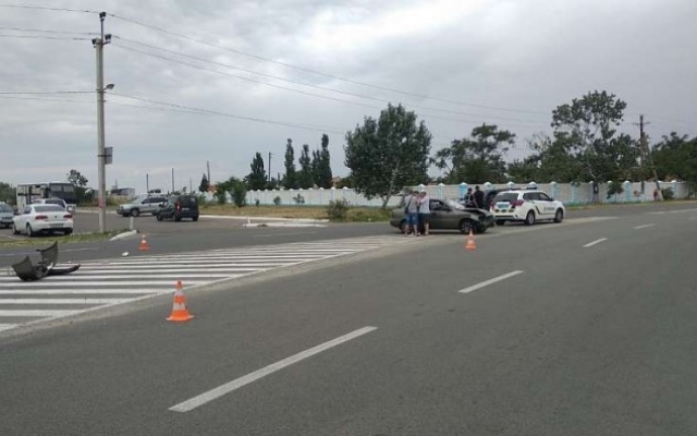 На запорожском курорте ДТП с участием мотоцикла На запорожском курорте ДТП с участием мотоцикла