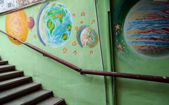 В Запорожье подземный переход украсили красивыми рисунками (ФОТО) Фото № 3 В Запорожье подземный переход украсили красивыми рисунками (ФОТО) Фото № 3