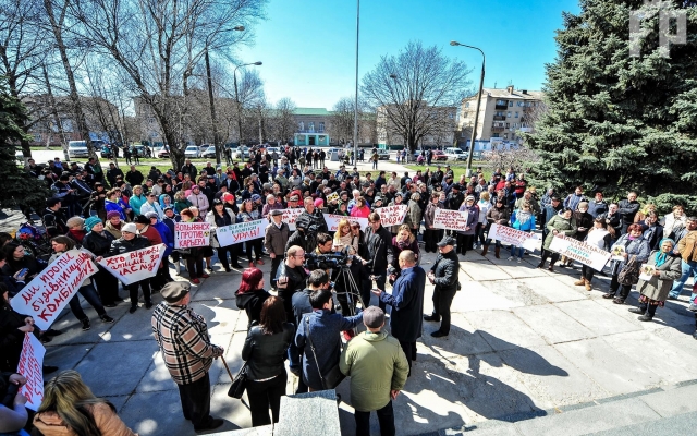 Смотрите: под Запорожьем прошла акция протеста Фото № 2 Смотрите: под Запорожьем прошла акция протеста Фото № 2