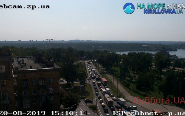 В Запорожье образовалась огромная пробка (ФОТО) Фото № 0 В Запорожье образовалась огромная пробка (ФОТО) Фото № 0