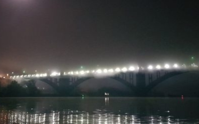 Запорожский фотограф передал ночную красоту осеннего Днепра Фото № 0 Запорожский фотограф передал ночную красоту осеннего Днепра Фото № 0