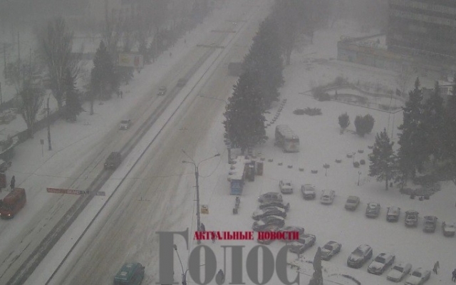 Появились видео и фото Запорожья под снегом Фото № 1 Появились видео и фото Запорожья под снегом Фото № 1
