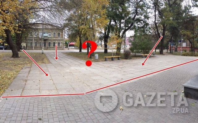 Недореконструкция площади по-запорожски Фото № 3 Недореконструкция площади по-запорожски Фото № 3