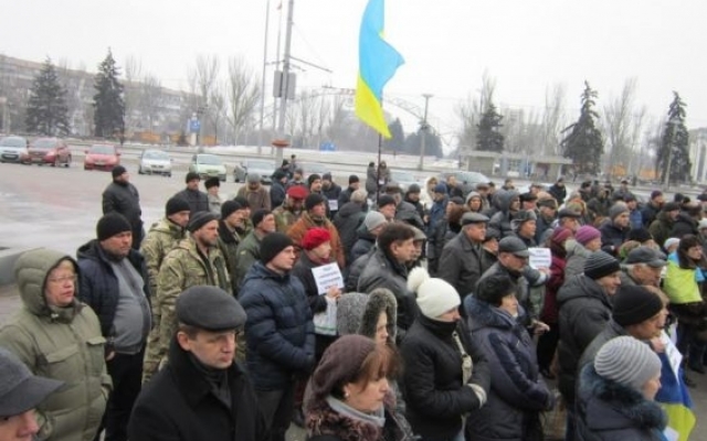 В Запорожье прошел митинг в поддержку угольной блокады Фото № 0 В Запорожье прошел митинг в поддержку угольной блокады Фото № 0