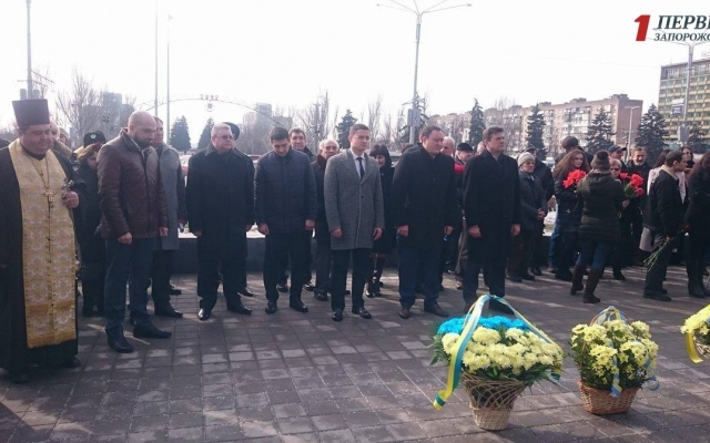 На митинге в честь Героев Небесной Сотни Буряку кричали На митинге в честь Героев Небесной Сотни Буряку кричали
