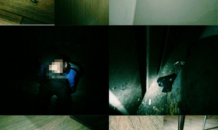 ФОТОФАКТ: В Запорожье хулиган расстрелял дверь