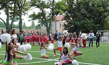 В Мелитополе открыли первую в Запорожской области футбольную «Хет-трик» площадку