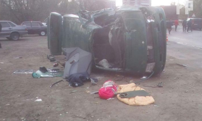 В Запорожье произошла автокатастрофа