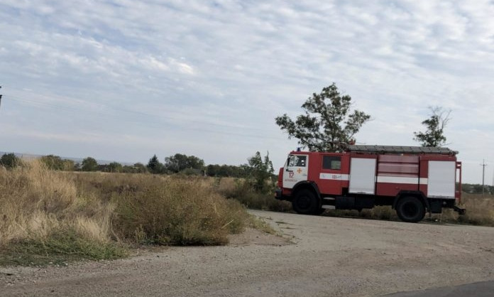 В Запорожской области масштабно разгорелась сухая трава (ФОТО)