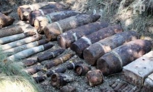 В Запорожской области найден оружейный арсенал