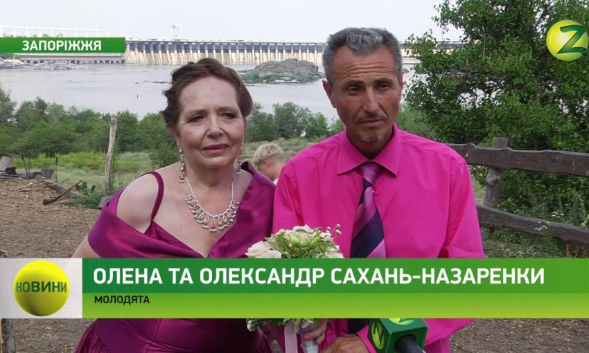 Появилось видео необычных свадеб в Запорожье