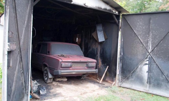 Ночью сожгли гараж и автомобиль главы «Стоп коррупции»