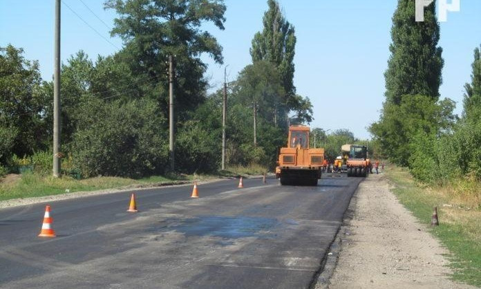 Трассу Запорожье-Мариуполь перекрыли - ремонт