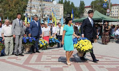 Запорожцы начали отмечать 25-ю годовщину Независимости Украины