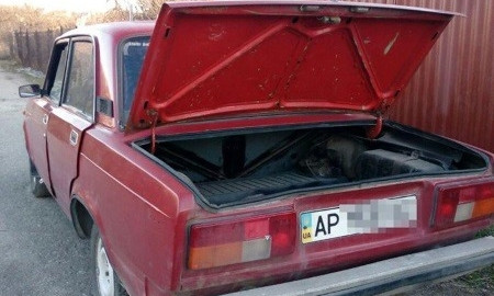 В Запорожье нашли угнанный автомобиль