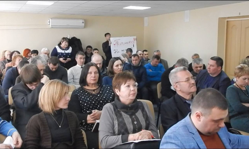 В Запорожской области очередной скандал между бойцами АТО и политиками (ФОТО)