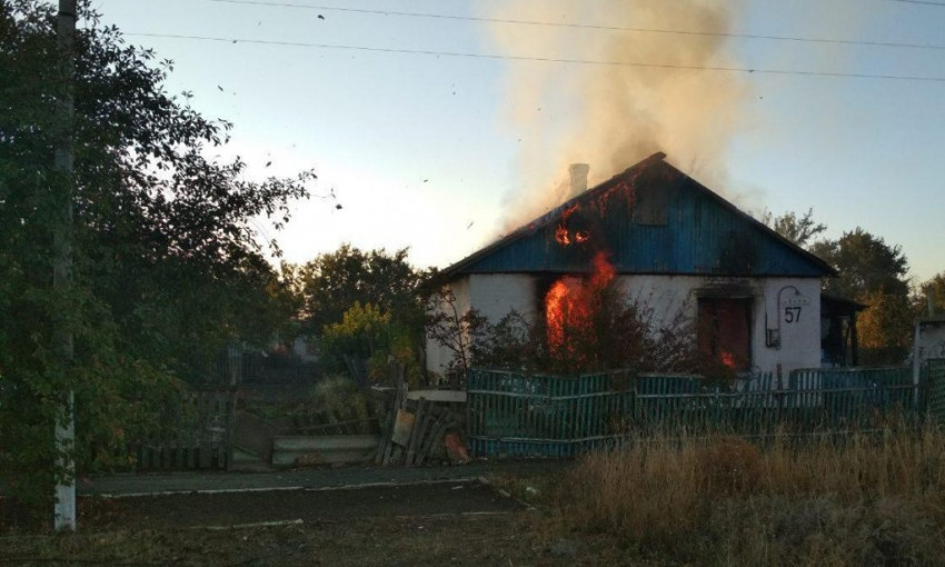 В Запорожской области горел дом: есть жертвы (ФОТО)