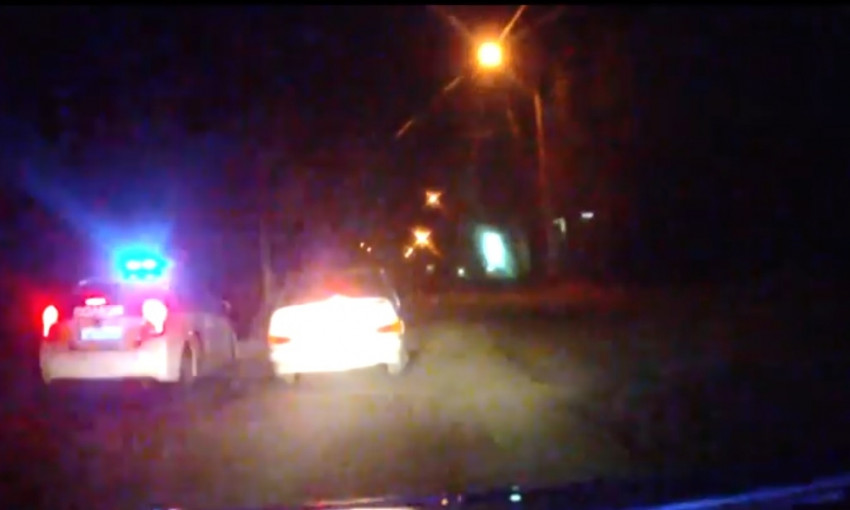Видео полицейской погони в Запорожье