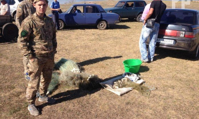 В заповеднике задержали браконьеров с уловом на десятки тысяч гривен