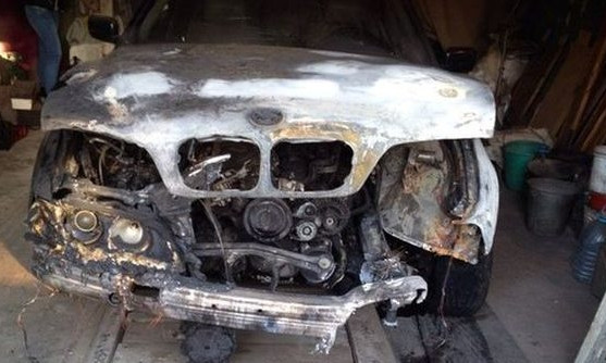 Сегодня ночью в Запорожье взорвался автомобиль