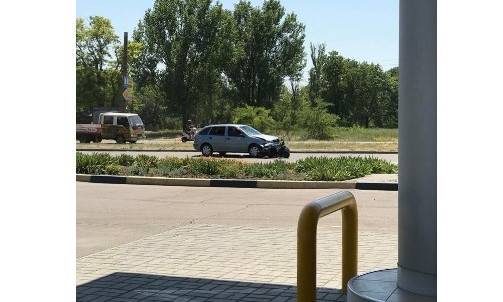 На Мелитопольском шоссе сбили женщину на мотоцикле (ФОТО)