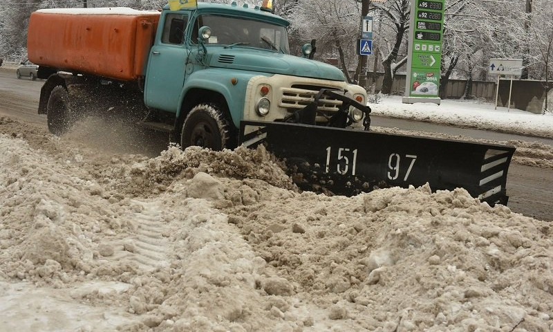 В Запорожье подсчитали количество снега и готовы все вывезти