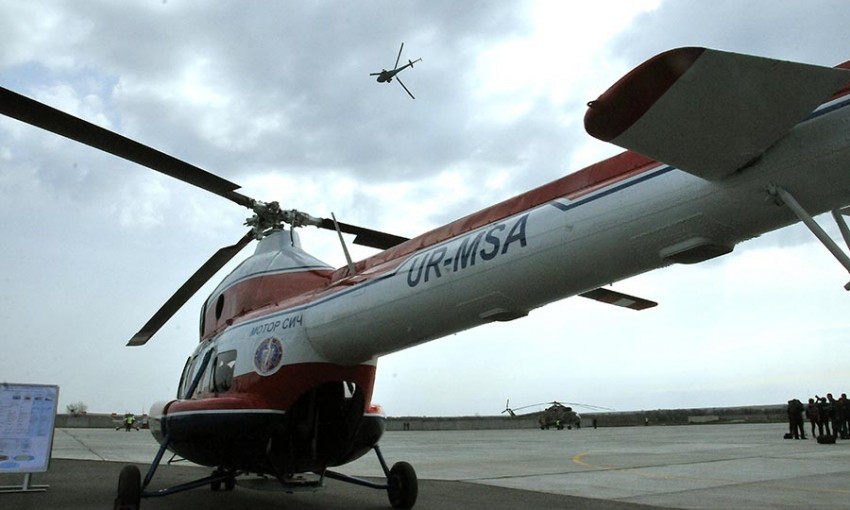 В Запорожье провели испытание первого украинского вертолета (ФОТО, ВИДЕО)