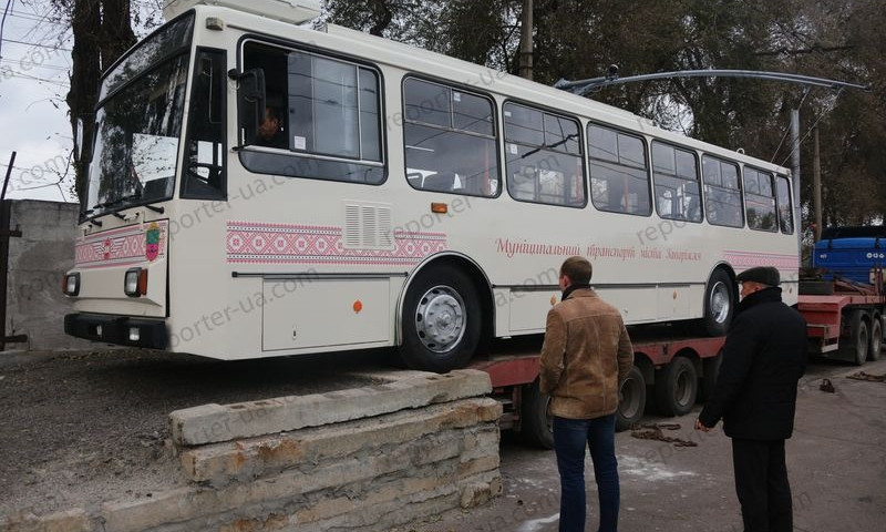 Как выглядят новые троллейбусы, которые приходят в Запорожье