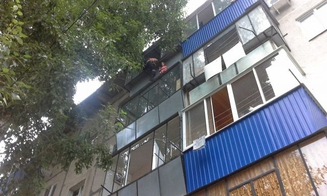 В Вознесеновском районе горел балкон в многоэтажке