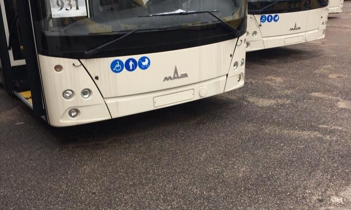 В Запорожье уже пришли большие автобусы (ФОТО)