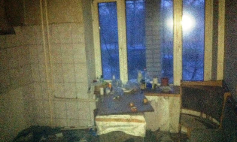 Смотрите: в Запорожской области горела многоэтажка
