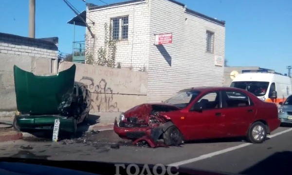 За день в Шевченковском районе произошло 2 идентичных ДТП