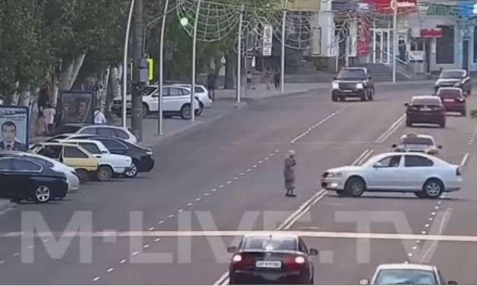 В сети показали видео момента жуткой аварии в Запорожской области
