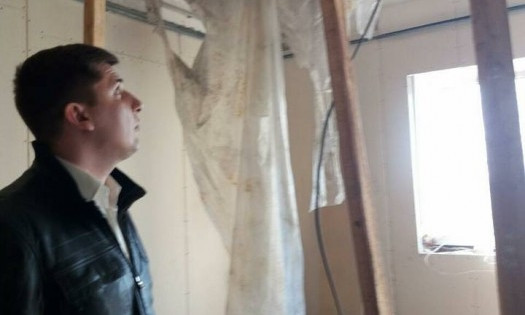  Смотрите: страшный обвал потолка в запорожской квартире