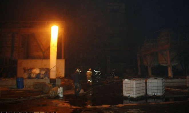 Подробности пожара на заводе "Кремнийполимер"
