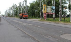 На северном въезде в Мелитополь ведутся ремонтные работы