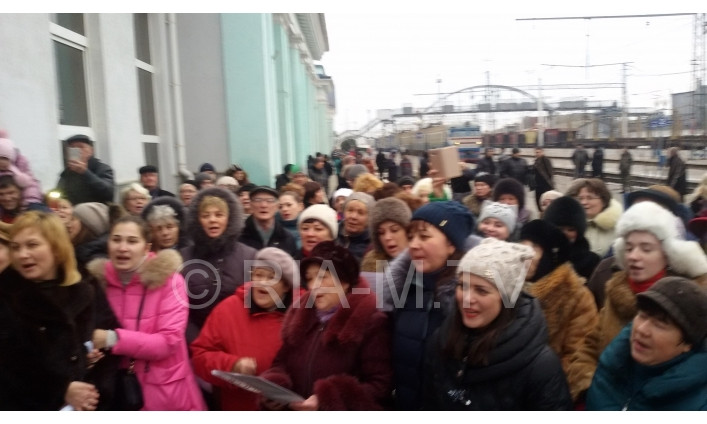 В Запорожской области прошел еще один песенный флешмоб
