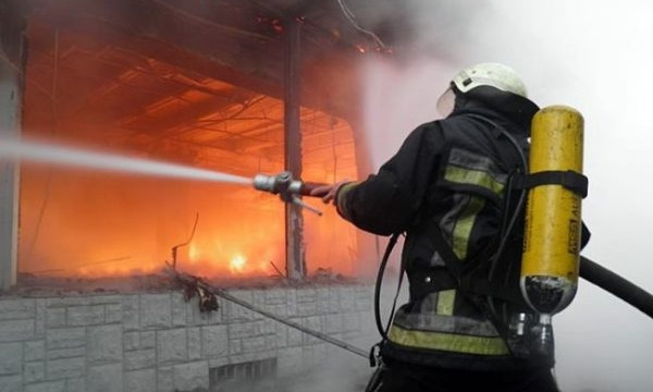 В Днепровском районе Запорожья пожар на территории частного дома 