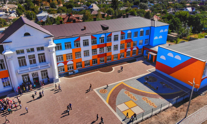 В Запорожской области приятно смотреть на ремонт школы (ФОТО)