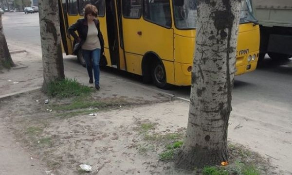 В Запорожье у автобуса на ходу отказали тормоза (ФОТО)