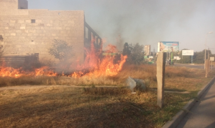 В Мелитополе опять пожар