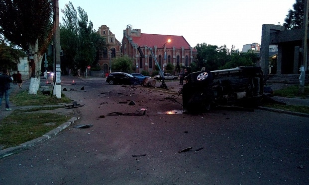 Авария в Бердянске с участием полицейских